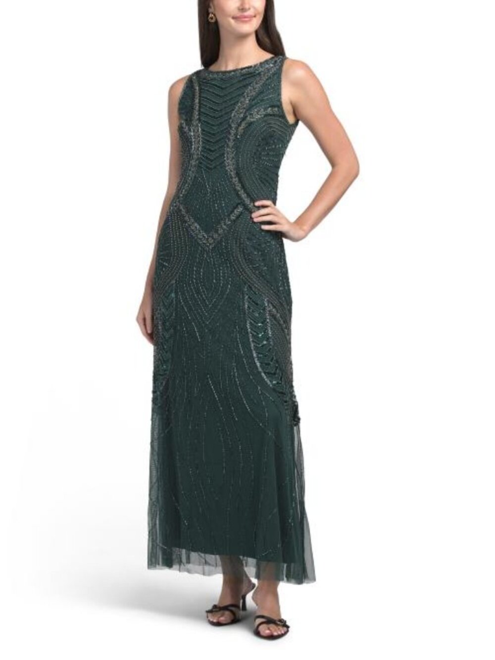 PISSARO NIGHTS Beaded Gown